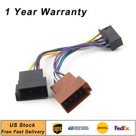 Yusen233 550734818537 For Sony Iso Wiring Harness Cable Adaptor Connector Lead Loom Wire Xav-ax5000