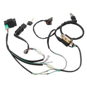 Yuyi Yy-jh70-6 Lifan Yx Complete Kick Starter Engine Wiring Wire Harness Loom Cdi Coil Kit