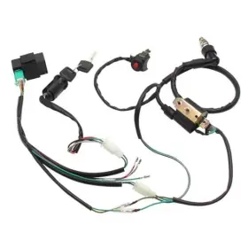 Yy-jh70-6 Yuyi Lifan Yx Complete Kick Starter Engine Wiring Wire Harness Loom Cdi Coil Kit