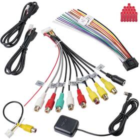 Zenoruslky 021lkyus Android Stereo Harness Kit Car Radio Wire With 16pin Iso Adap