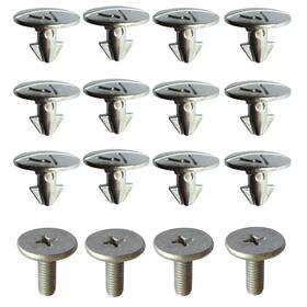 Zhmily 0674-ty2-a01 16 Pcs Lower Engine Cover Pin Screws 90674-ty2-a01 And Radiator M10x1.25
