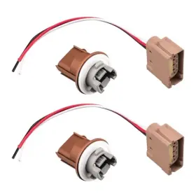 Zylotxplinx126 Zyloplinx 2 Pcs Turn Signal Socket And Pigtail Connector With Wire Harness Compatible