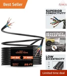 7 Way Trailer Wiring Extension Heavy Duty 14 Gauge 25 Feet Insulated Cabled New. Price: $64.98.