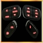 Gm Chevrolet Steering Wheel Buttons Controls Switches With Red Leds New 2003-06. Price: $95.00.