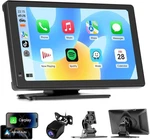 Haudio Stereo 7 Inch Carplay Screen For Apple & Android Auto, Portable New. Price: $58.63.