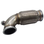2.5" V-band Down Pipe Flange Profile 90 Degree W/ Flex Bellows For Auto Car New. Price: $68.99.