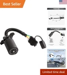 Durable 7 Pin Rv To 4 Flat Trailer Light Adapter Easy Install 11.6 Inches New. Price: $23.19.