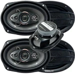 4X Audiobank 6X9 2800 Watt 5-WAY Red Car Stereo Coaxial Speakers- AB690 New. Price: $94.99.