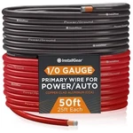 1/0 Gauge Awg Cca Power Ground Wire Cable 50FT Black & Red Welding Batter New. Price: $80.33.