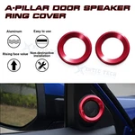 2X Red Pillar Front Door Stereo Speaker Ring Cover Trim For Honda Civic 16-21 New. Price: $13.39.