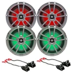 4 Infinity 6-1/2" Marine Audio Stereo Led Speaker Wire Harness For Gm Vehicles Excellent. Price: $166.49.
