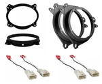 Front & Rear Door Car Speaker Install Kit + Harness For 2005-2018 Toyota Tacoma New. Price: $39.99.