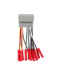 Scosche CR02BCB Car Radio Wiring Harness Kit With Crimp Connectors Red, Black New. Price: $16.99.