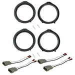 Dkmus 6.5"/6.75" Speaker Mounting Adapter For Acura Honda With Wiring Harness New. Price: $34.79.