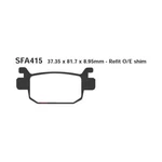 Pair Of Pads Ebc Sp SFA415HH For Honda 150 Sh 2009-2016 Nuovo. Price: $31.04.