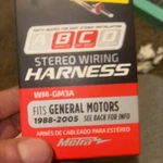 Metra Stereo Wiring Harness Fits General Motors 1988-2005 WM-GM3A New. Price: $8.55.