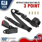 Premium Black 3 Point Retractable Seat Belt Universal Safety Harness 1 Pac New. Price: $32.99.