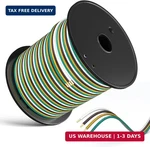 Limicar 100FT 14 Gauge Trailer Wiring Harness Kit 4-WAY Bonded Color-coded New. Price: $66.53.