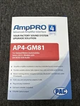 Pac AP4-GM81 Amppro Amplifier Integration Interface For Select 2023+ Vehicles New. Price: $449.00.