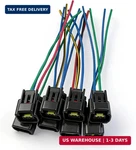 Oyeauto Ignition Coil Female Connector Plug Harness Set Of 8 Compatible With For New. Price: $28.98.
