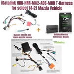 Idatalink HRN-HRR-MA2+ADS-MRR T-harness For Select 14-21 Mazda Vehicle New. Price: $229.95.