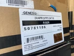 Genesis 50781106 CAT5E 24G Riser 1000' Box Blue (new). Price: $138.00.