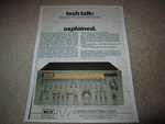 Mcs 3275 Receiver Ad, 1978, Pg, Specs, Info, Article Used. Price: $9.99.