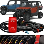 10' Wire Harness Kit Pulse Busbar Plug Side Lights On/off Red Rocker Switch Fuse New. Price: $49.99.