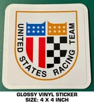 United States Racing Team - Glossy Vinyl Decal Sticker Vintage Drag New. Price: $9.53.