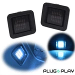 2PCS Smoke Blue Led License Plate Lights Ford F150 2015-2023 Rear Bumper New. Price: $19.99.
