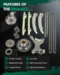 Timing Chain Kit For 2007-2013 4.7L V8 Engine Jeep Chrysler Dodge Ram 1500 New. Price: $103.94.