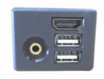 Axxess AX-GMUSBAUX-6 Universal Dash Mount 2 Hdmi 3.5MM Extension 6FT New. Price: $39.95.