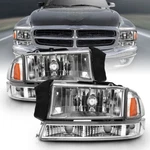 Anzo 111455 Crystal Headlights Chrome W/parking (2 Pc)for Dakota/durango New. Price: $221.68.