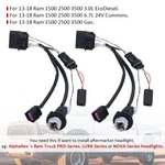 2PCS For 13-18 Dodge Ram Conversion Harness Quad Housing Projector Headlight New. Price: $24.90.