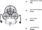 Beltandroad For King Led Headlight-with 4.5 Inch Passing Lamps Fog (chrome) New. Price: $79.99.