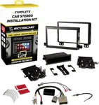 FD0514DDCS Double Din Radio Install Dash Kit Compatible With Select 2005-16 Ford New. Price: $159.99.
