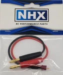 Nhx Micro Deans Charger Cable W/ 4.0MM Banana Connector Adapter 18 Awg 6" Wire New. Price: $6.95.