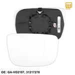 Right Side Mirror Glass Heated With Backing Plate For Volvo XC60 2010-16 New. Price: $22.49.