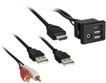 New Metra Axxess AX-GMUSBAUX-3 Usb, & Hdmi Replacement Panel W/ 3FT Cable. Price: $24.90.