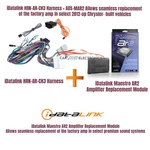 Maestro ADS-MAR2 + HRN-AR-CH3 Harness Replace Factory Amp 2008-25 Chrysler Cars New. Price: $369.95.