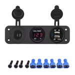 Dual Usb Voltmeter Car Lighter Socket Splitter 12V Charger Power Adapter Outlet New. Price: $13.99.