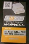 Radio Wiring Harness For 1985-2012 Mitsu Honda Isuzu Metra WM-IM1 Brand New. Price: $6.95.