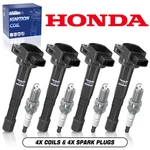 Oem 4X Ignition Coils & Spark Plugs For Honda Cr-v Accord Element 2.4L UF311 New. Price: $59.99.