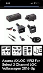 Axxess AXLOC-VW2 Channel Line Output Converter For Volkswagen 2016-UP Open. Price: $50.00.