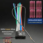 Power Wire Harness For Kenwood KDCBT265U KDC-BT265U Kit With Connectors New. Price: $10.95.