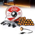 Ledvillage 20X 3/4" Amber Marker Lights Dc Plug + Dual Female 2-PRONG Har New. Price: $59.47.