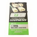 Metra WM-TY1 Stereo Wiring Harness Fits Toyota 1982 2018 Open Box. Price: $8.95.
