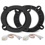 Nuith 6.5 Inch Front Door Speaker Bracket Adapter W/wiring Harness For Black New. Price: $30.72.