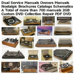 Dual 740 Service Manuals Custom Collection Vintage Repair Pdf Dvd !! Open. Price: $12.97.