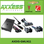 Axxess AXDIS-GMLN11 /car Radio Replacement Interface W/swc For Vehicles 06-12 New. Price: $144.95.